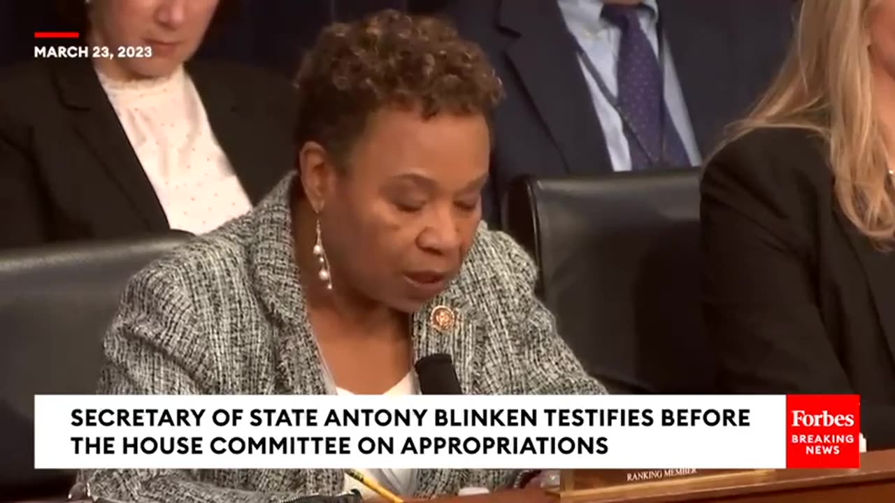 Barbara Lee Praises Blinken's 'Truly Inspirational' Work As Secretary Of State