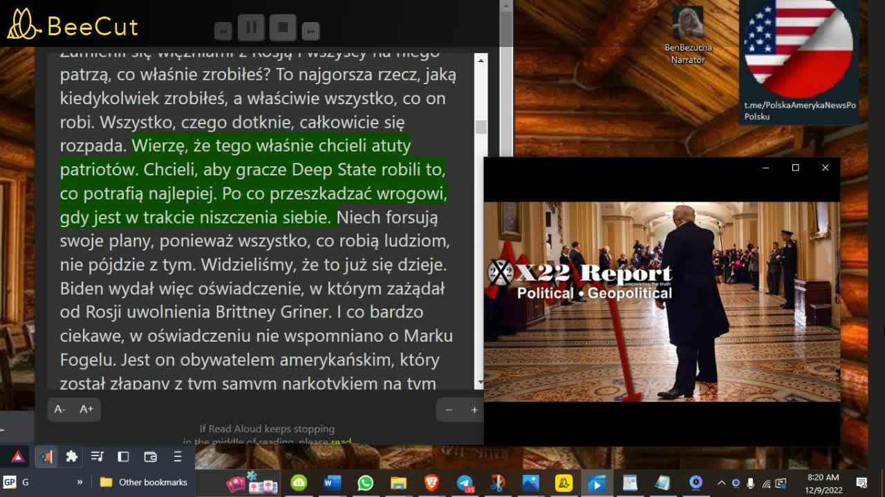 RAPORT X22🔴odc. 2944 b – „świadomie” złamali prawo [zdrada], utrata kontroli nad narracją🔴
