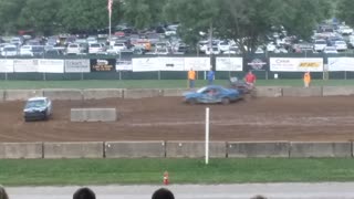 Harrison County Fair Compact Car Race #2 2017 Corydon Indiana