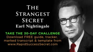 Earl Nightingale The strangest secret Listen every day