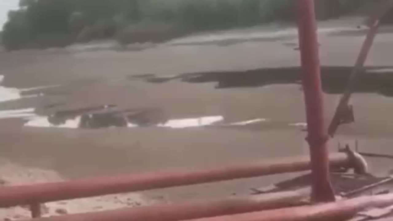 The channel that was used to supply 75% of the water to Crimea.