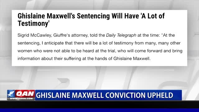 Ghislaine Maxwell conviction upheld