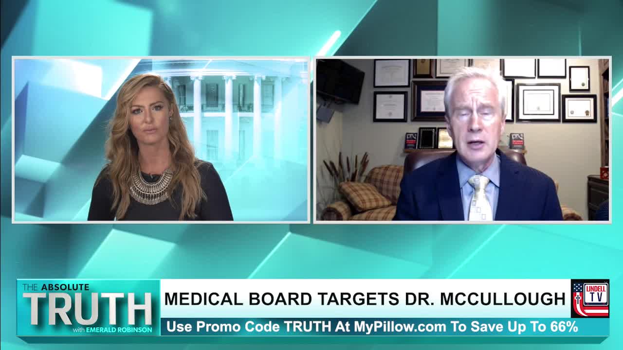 DR. PETER MCCULLOUGH REACTS TO MEDICAL BOARD TARGETING HIM FOR SPEAKING OUT ON COVID JAB