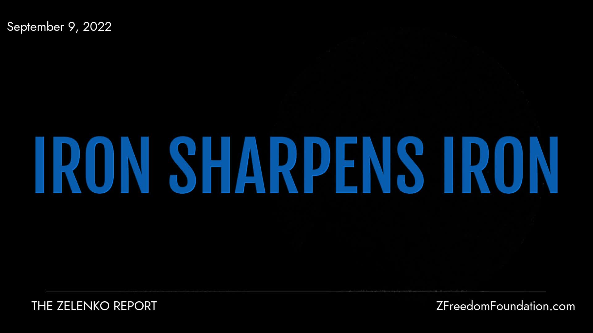 IRON SHARPENS IRON - DR. SIMONE GOLD IS FREE!