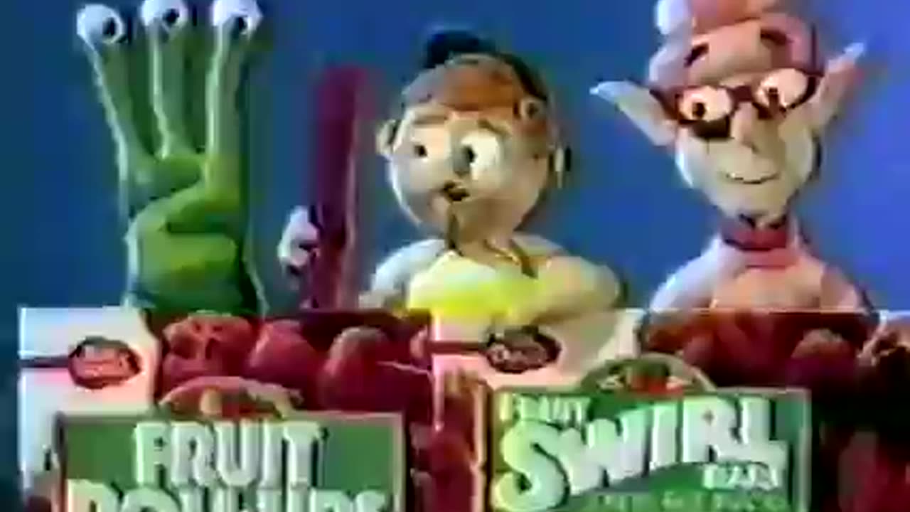 Fruit Roll-Ups - Fruit Swirl Bars - Advert (1987)