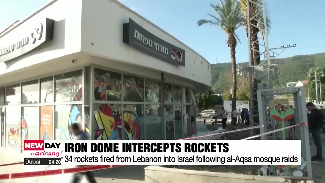 34 rockets fired from Lebanon into Israel following al-Aqsa mosque raids/The would Best news A1