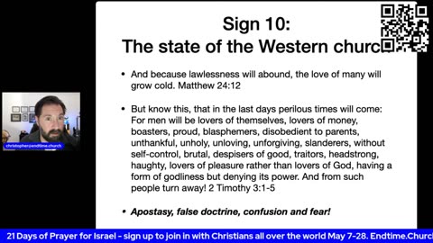 10 Signs the Return of Jesus is near - the Finale (Live Service 2023 April 24)