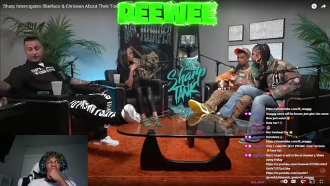 Peewee Reacts Sharp Interrogates Blueface & Chrisean About Their Toxic Relationship!