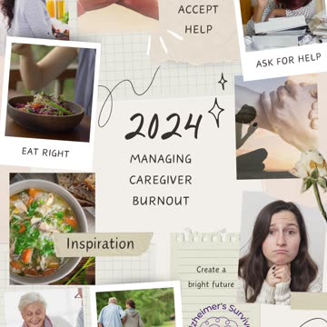Alzheimer Survivor - Managing Caregiver Burnout - Eat Right & Ask for Help