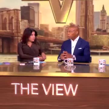 NYC Mayor Adams Tries To Explain To "The View" America's Food Problem
