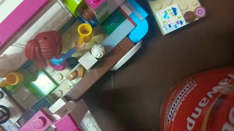 short stop motion video of lego friends