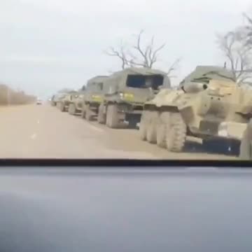 Massive Russian Military Convoy Just Outside of Kiev, Citizens Being Armed for Defense