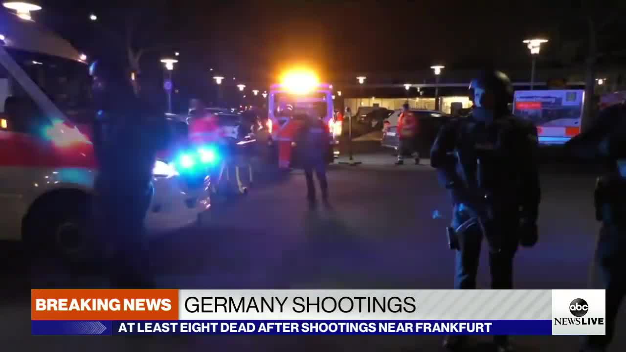 8 dead after shooting in German city of Hanau | ABC News Live Prime