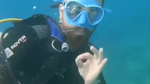 Scuba diver at their best