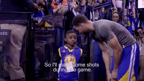 When a 6-Year-Old Meets Stephen Curry