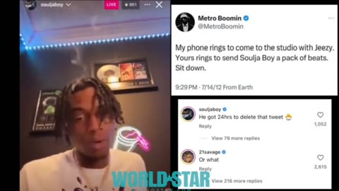 Soulja Boy and 21 Savage Beef