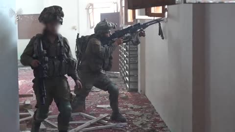 The IDF releases new footage showing troops of the Golani Infantry Brigade fighting