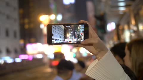 Road perspective of urban photography