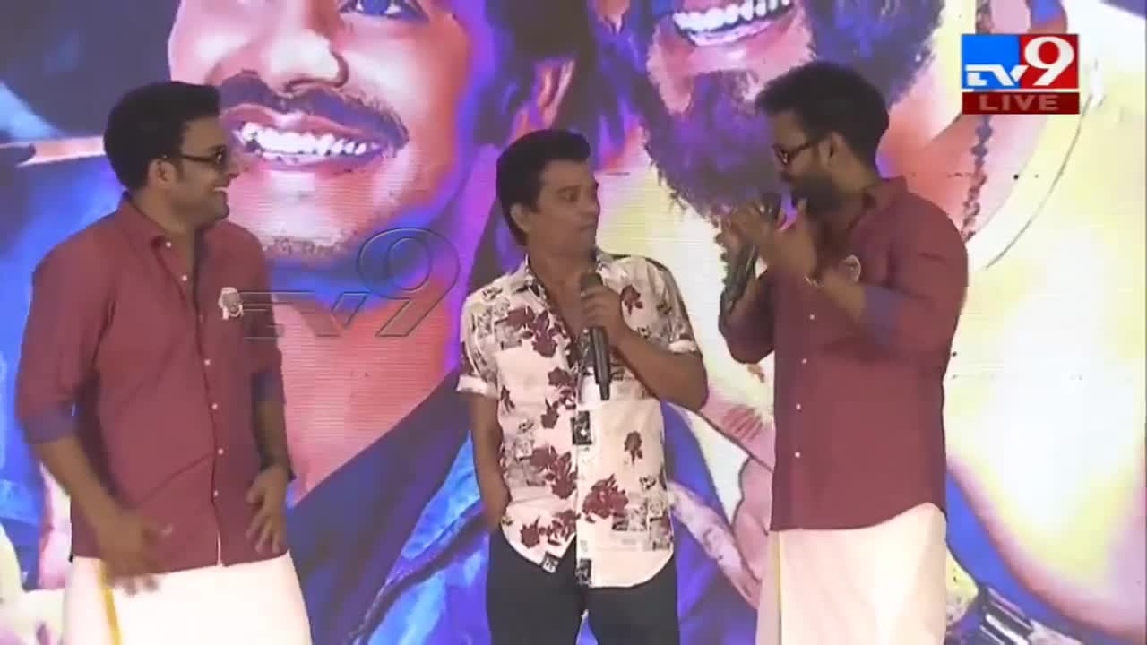 jabardasth Sunny funny speech @ 3 Monkeys Pre Release Event - TV9