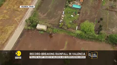 Record-breaking rainfall in Valencia, yellow alert issued in surrounding areas | World News | WION