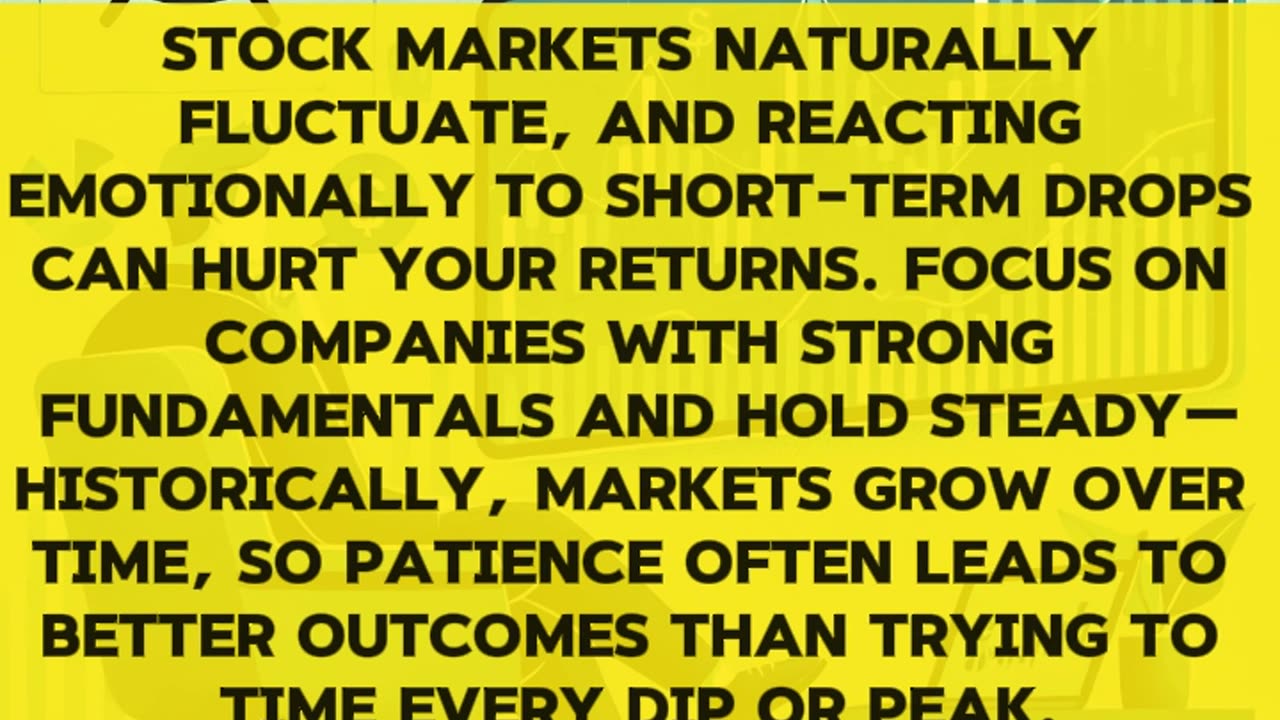 Think Long-Term and Avoid Emotional Reactions | Tip#9 | TheDailyDollar |