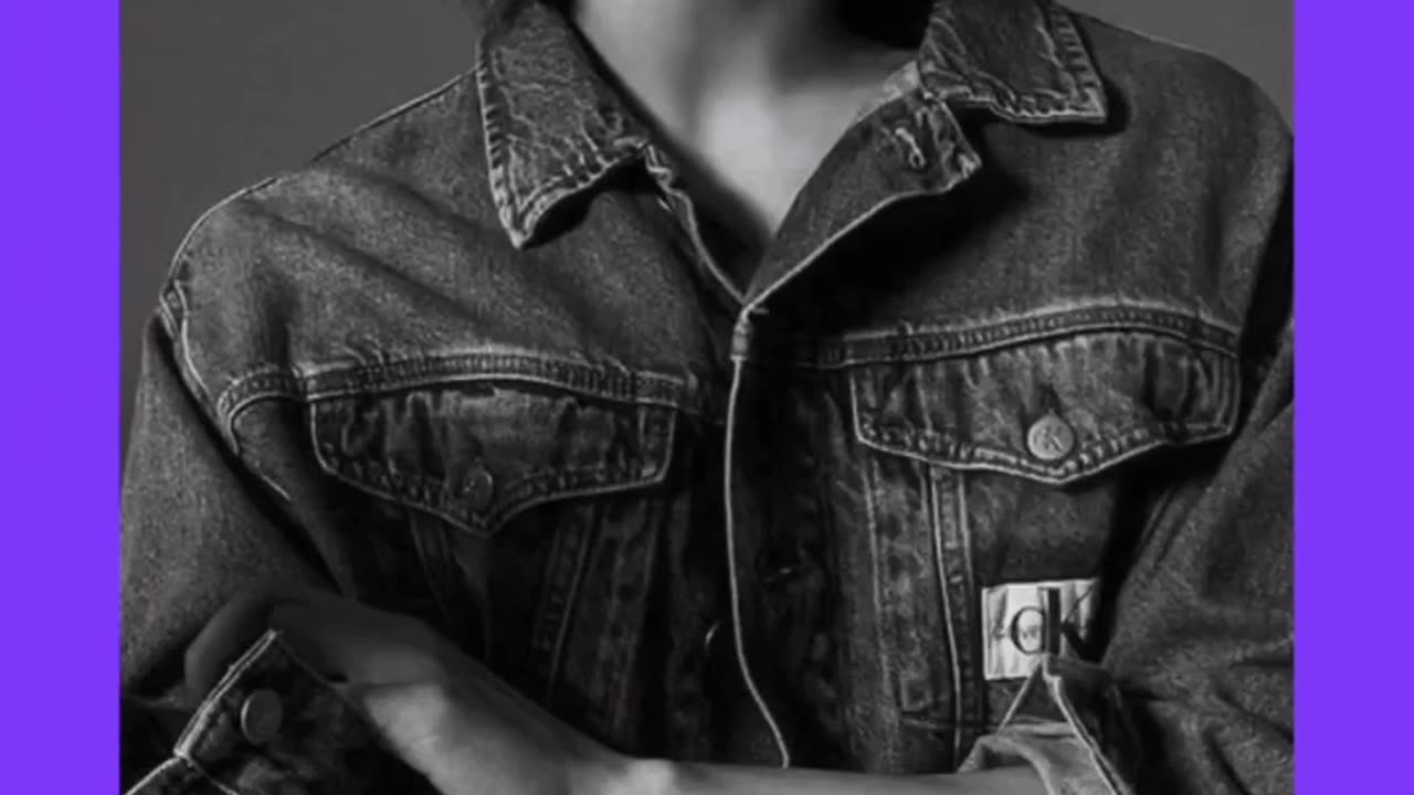 What makes an icon? Introducing #jungkook in Calvin klein Denim. #calvinklein Denim을 입은 정국