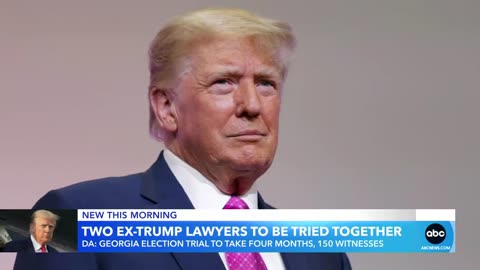 Trial dates for trump election defendants in Georgia set for October