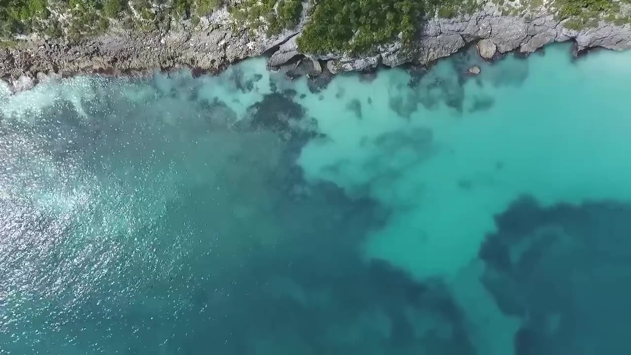 Sea waves and beach