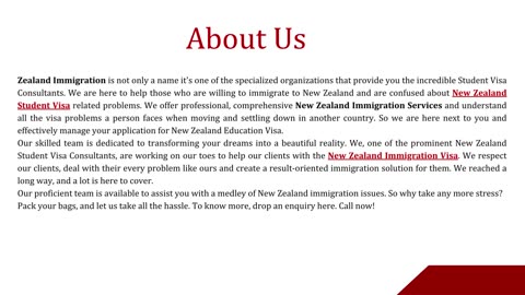 New Zealand Student Visa