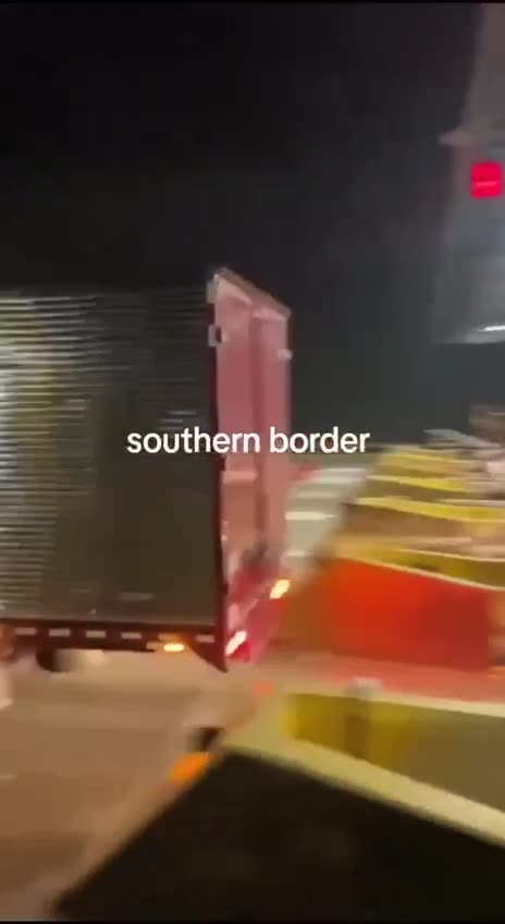 Trucks filled with illegal immigrants smashing straight through southern border in Arizona
