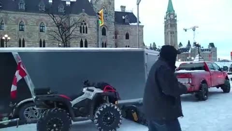 Freedom Convoy Ottawa Day 7 February 4th footage
