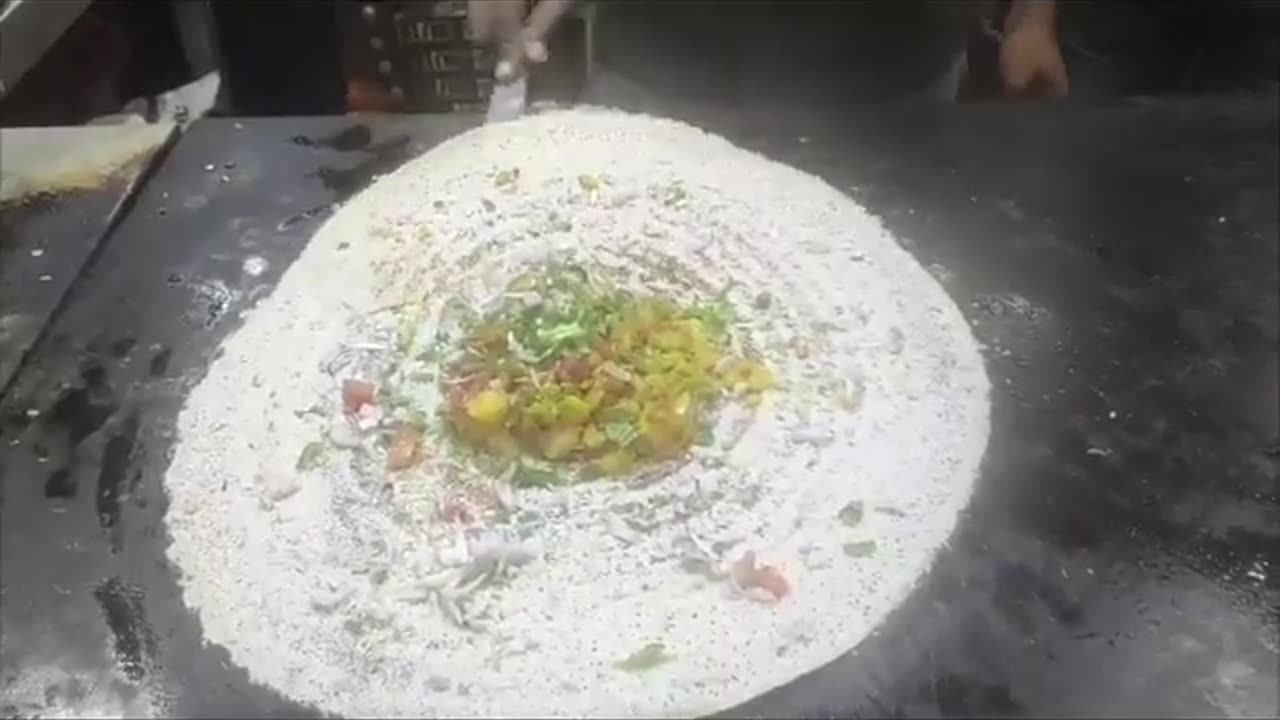 Making of Masala Dosa