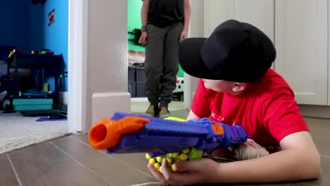 Ethan and Cole try to Capture the Easter Bunny X-Shot Holiday Hustlep3