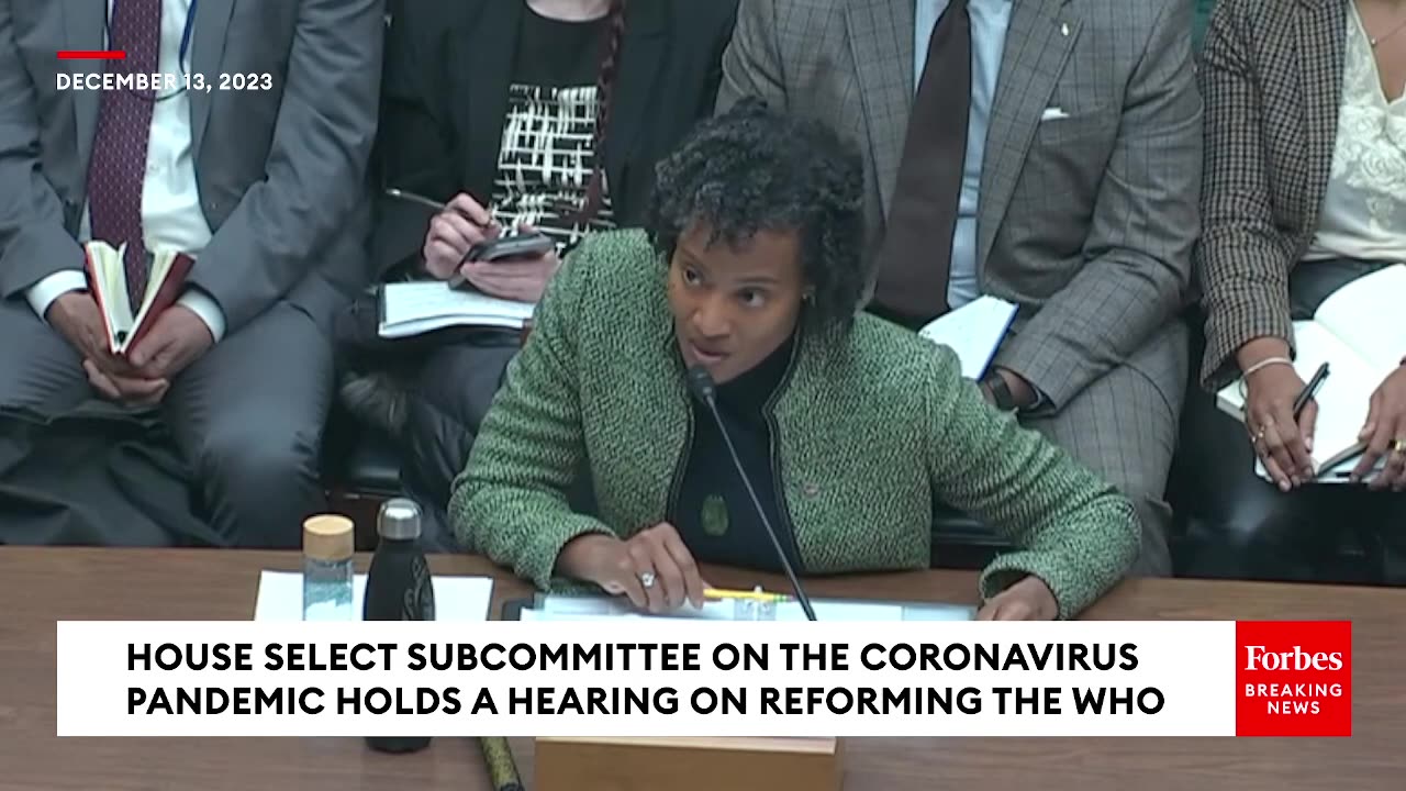 JUST IN- House Select Committee On The Coronavirus Pandemic Holds A Hearing On Reforming The WHO