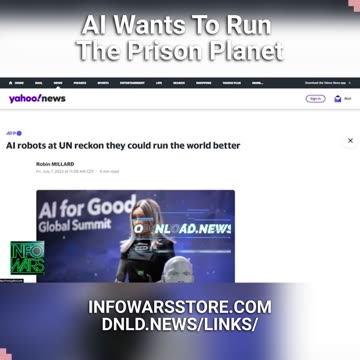 Alex Jones: Globalist AI Thinks It Can Run The Prison Planet Better Than Humans - 7/7/23