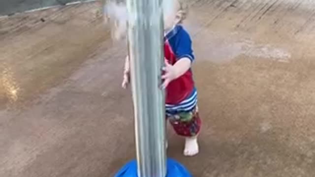 Making memories at the splash pad