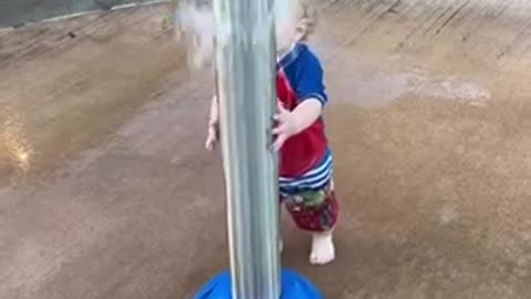 Making memories at the splash pad