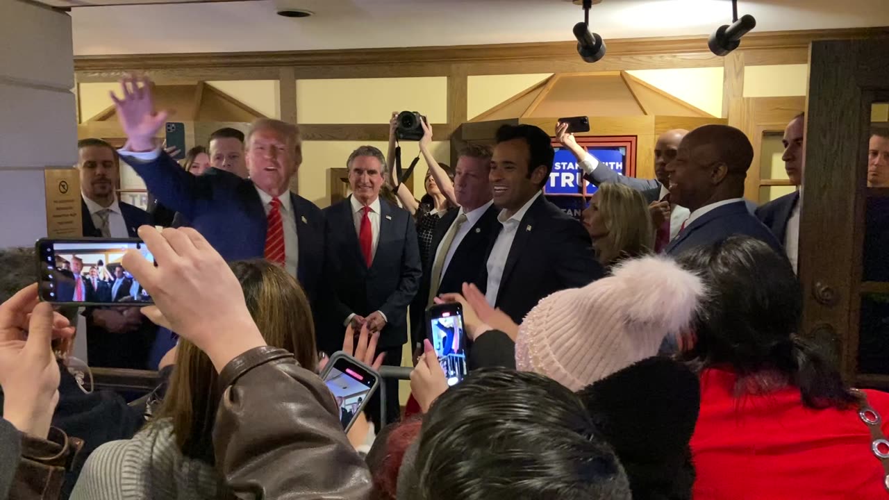 Trump at the New Hampshire Primaries