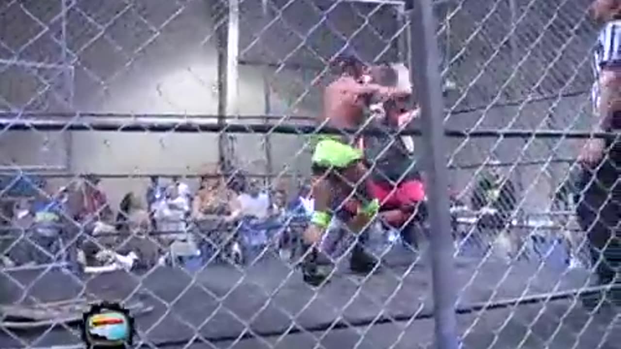 OSCW TV Classics Caged Carnage 2011 - Lodi vs Raven vs Cali