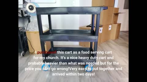 Stand Steady Tubstr 4 Shelf #UtilityCart | Extra-Overview