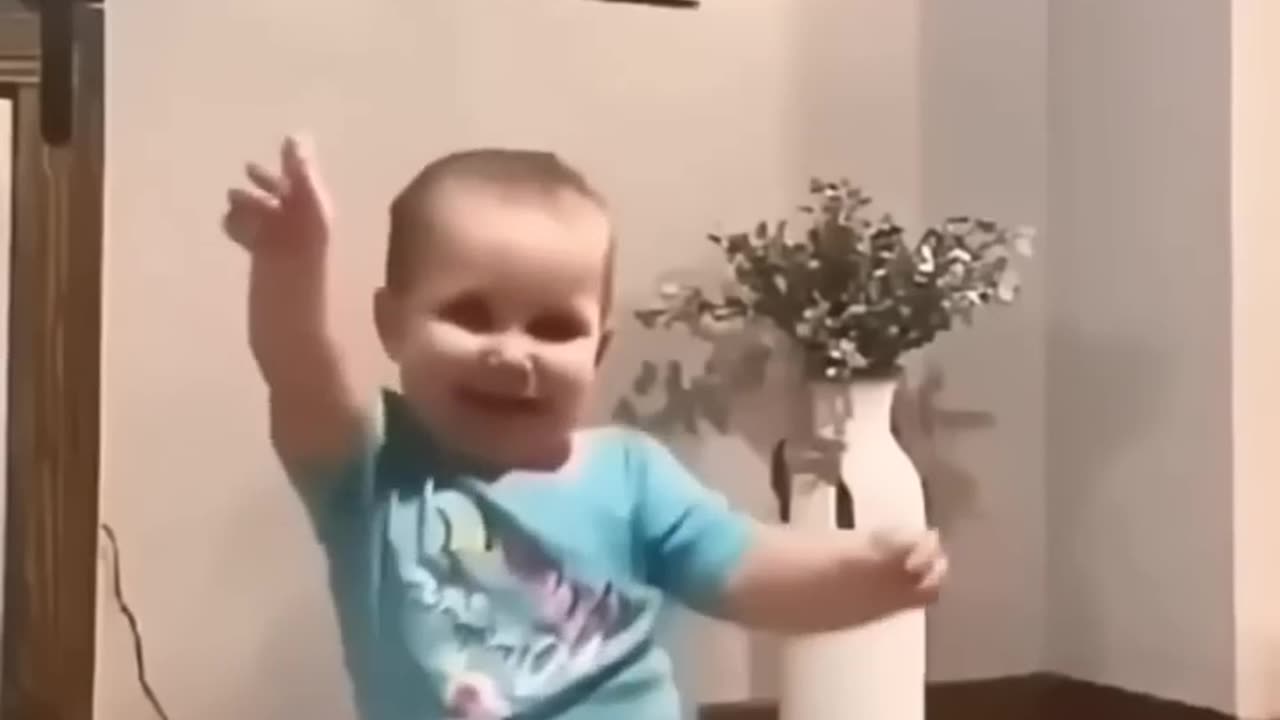 Baby dancing video