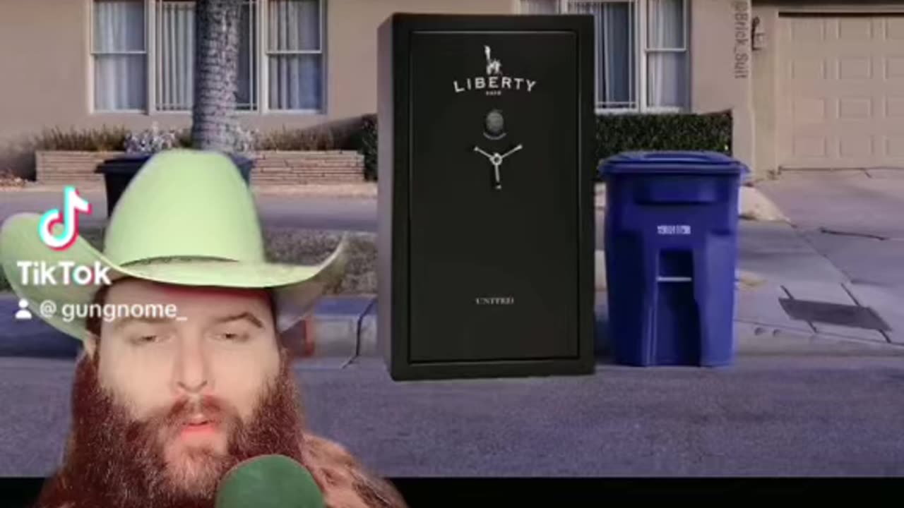 Livery gun safe is actually a trash can