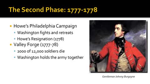 Ch. 5 - The American Revolution Part 4 of 4