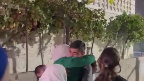 terrorists return home from prison after having been exchanged for Israeli hostages.