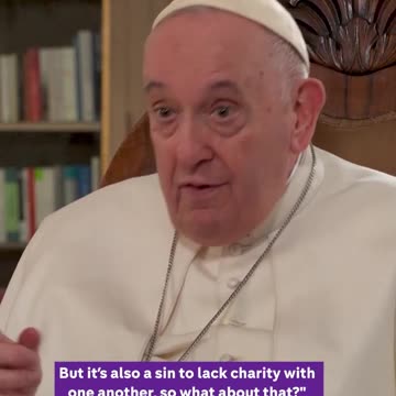 Pope: Being gay "must" be made legal worldwide.