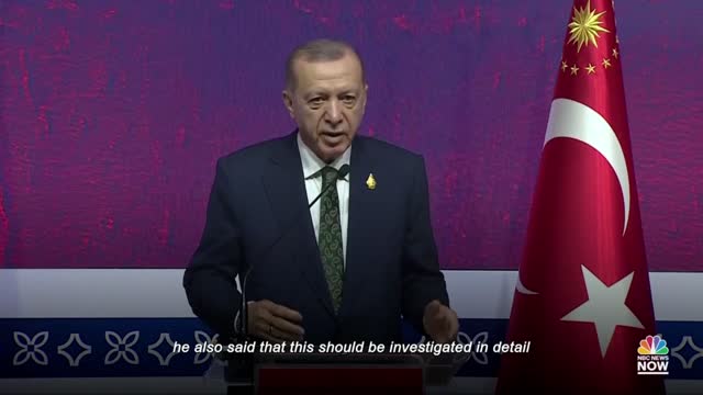 Turkish President Accepts Russia's Word That Its Missile Did Not Strike Poland