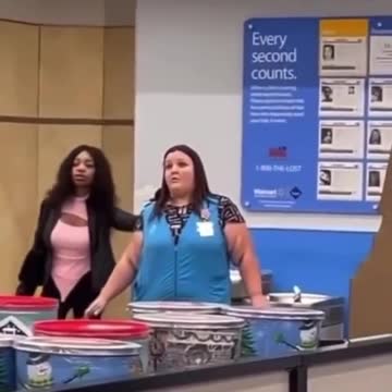 Terrifying Video Shows Woman Take Hostage In Walmart