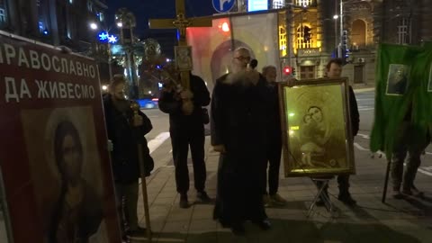 398-ма Литија (1) -Монах Антоније: Христову благодат стичемо и борбом за истину и жртвом за чув