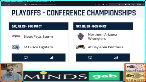 Indoor Football League Picks Conference Championships