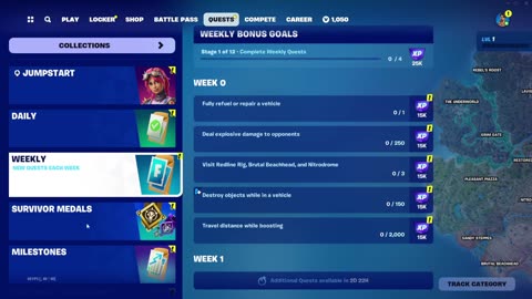 FortniteC5S3 Week 0 quests